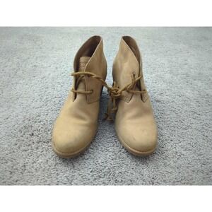 Sperry Shoes Womens‎ 10M Brown Leather Upper Top Sider Wedge Ankle